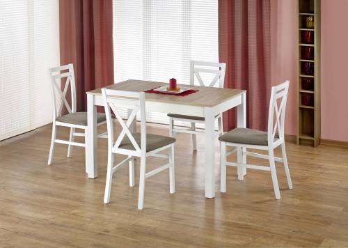 MAURYCY table color: sonoma oak / white image 1