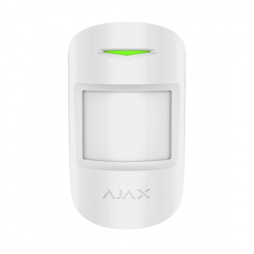Ajax MotionProtect Plus Датчик движения с микроволновым сенсором и иммунитетом к животным (белый) image 1