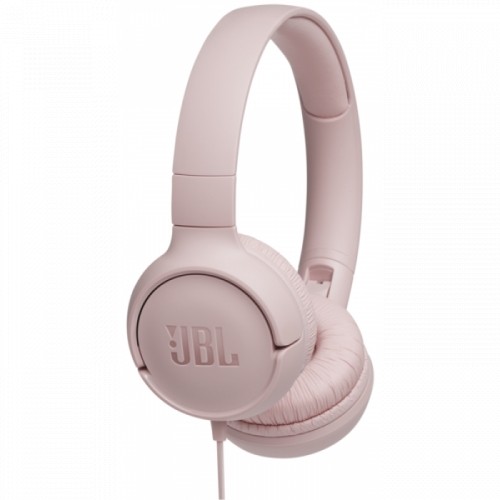 JBL on-ear austiņas ar mikrofonu , rozā - JBLT500PIK image 1