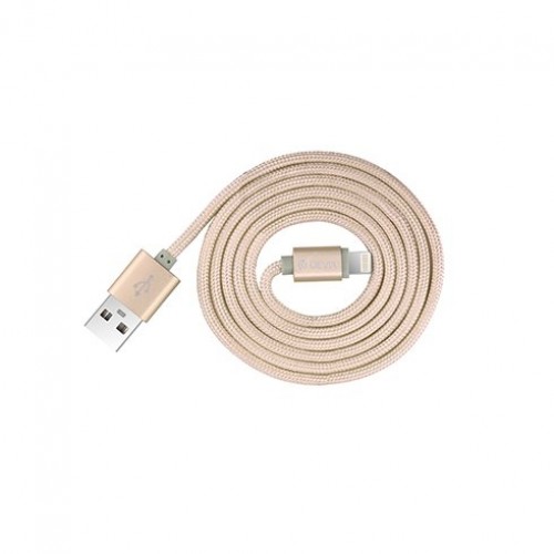 Devia Fashion Series Cable for Lightning (MFi, 2.4A 1.2M) champagne gold image 1