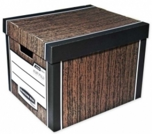 Архивная коробка Fellowes Woodgrain Bankers Box 2tk 325x285x385мм, коричневая image 1