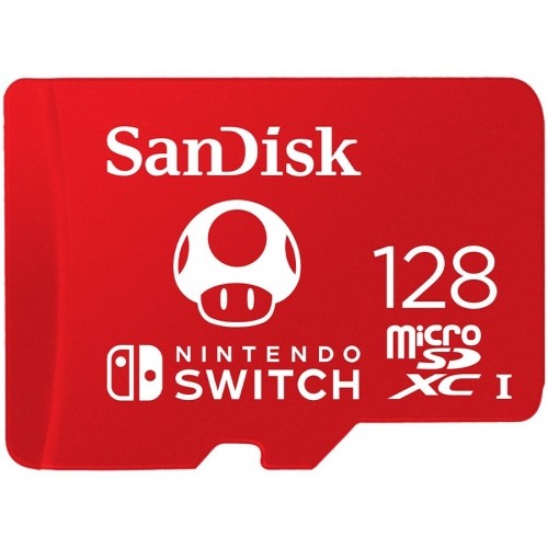 SANDISK 128GB microSDXC UHS-I Card for Nintendo Switch image 1