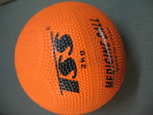 Резиновый набивной мяч TSS 8kg image 1