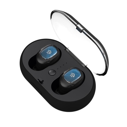 Devia TWS Joypods V2 Bluetooth 5.0 Stereo Austiņas ar Mikrofonu Melnas image 1