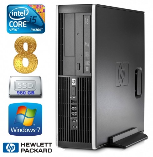 Hewlett-packard HP 8100 Elite SFF i5-650 8GB 960SSD DVD WIN7Pro image 1