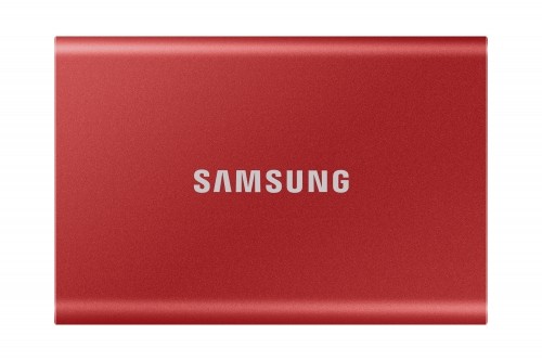 SAMSUNG Portable SSD T7 1TB red image 1