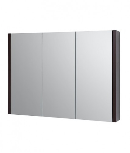 Шкафчик с зеркальными дверцами Raguvos Baldai LUNA, SERENA 110 CM black oak 1400801 image 1
