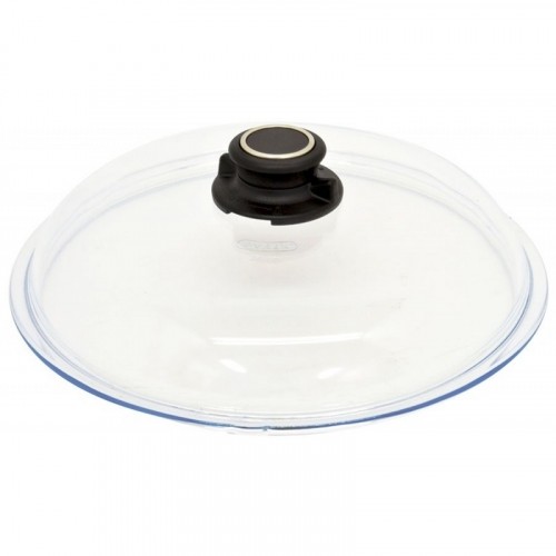 Glass Lid AMT Gastroguss 028EZ1L, lid knob with ventilation image 1