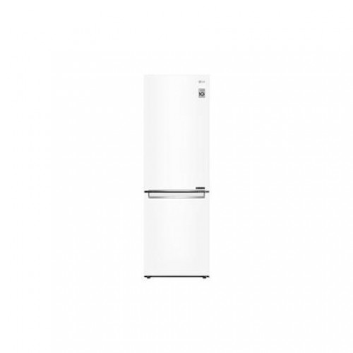 LG Refrigerator GBB61SWJMN A++, Free standing, Combi, Height 186 cm, No Frost system, Fridge net capacity 234 L, Freezer net capacity 107 L, Display, 36 dB, White image 1