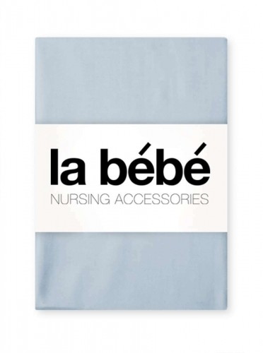 La Bebe™ Set 100x135/40x60 Art.101680 Grey Natural Cotton Baby Cot Bed Set Комплект детского постельного белья из 2х частей  100x135/40x60 cm image 1
