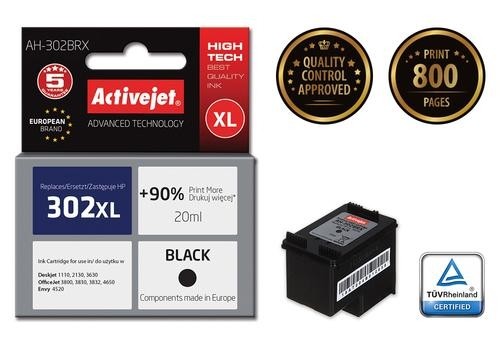 Activejet ink for Hewlett Packard No.302XL F6U68AE image 1