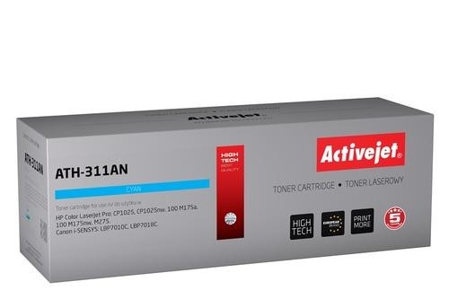 Activejet ATH-311AN toner for HP CE311A. Canon CRG-729C image 1