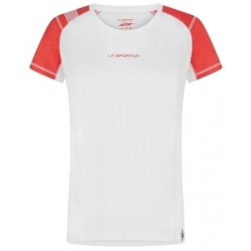 La Sportiva Krekls HYNOA T-Shirt W XS White/Hibiscus image 1
