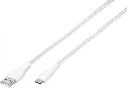 Vivanco cable USB-C - USB-A 1,5m, white (61696) image 1
