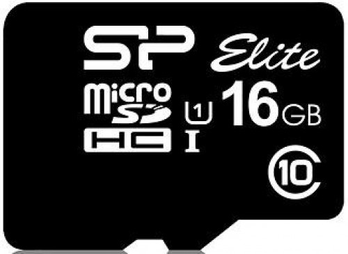 Silicon Power карта памяти microSDHC 16GB Elite + адаптер image 1