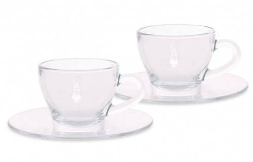 Glass Cappuccino Cups Bialetti Set 2 pcs image 1