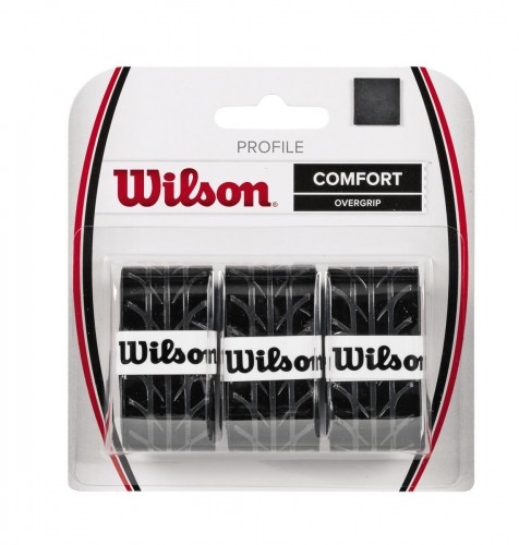 WILSON PROFILE OVERGRIP melns 3gb./iep. image 1