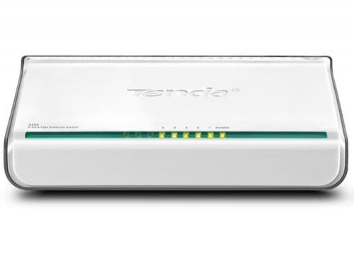 Tenda 5-Port Fast Ethernet Switch Unmanaged White image 1