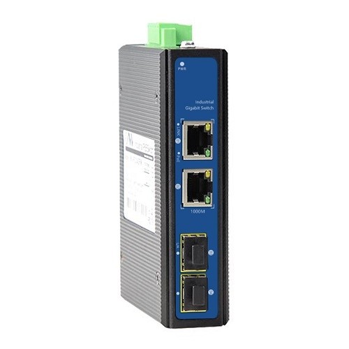 Extradigital PoE Switch 2 Ports 1000M with 2 SFP Ports 1000M image 1
