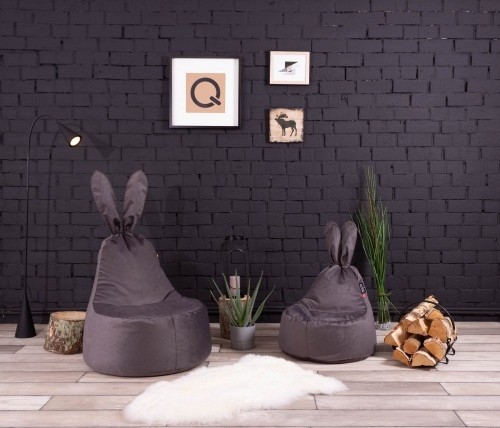 Qubo™ Baby Rabbit Latte POP FIT sēžammaiss (pufs) image 1