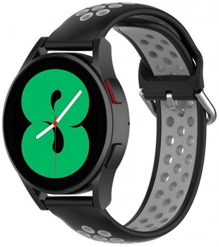 Tech-Protect watch strap SoftBand Samsung Galaxy Watch4, black/grey image 1