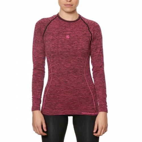 Women’s Thermal T-shirt Sport Hg Hg-8052 Чёрный Розовый image 1