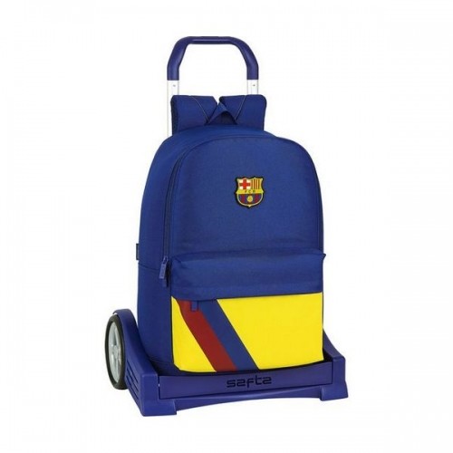 Школьный рюкзак с колесиками Evolution F.C. Barcelona Синий image 1