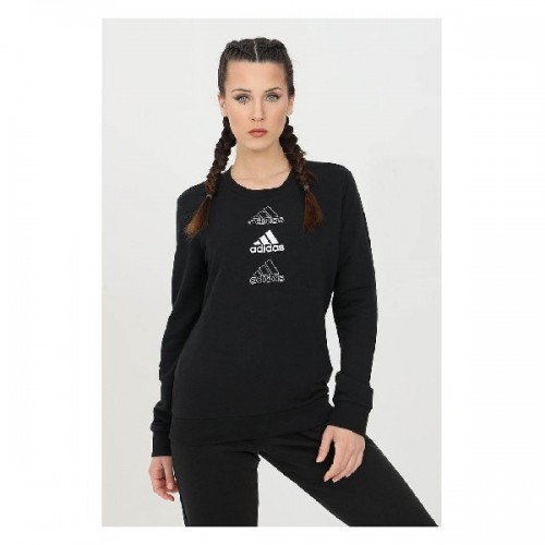 Sieviešu Sporta Krekls bez Kapuča Adidas W S SWT GL1400 Melns image 1