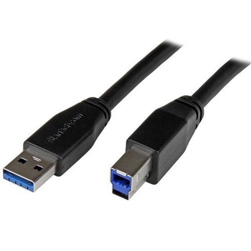 Кабель USB A — USB B Startech USB3SAB5M            Чёрный image 1