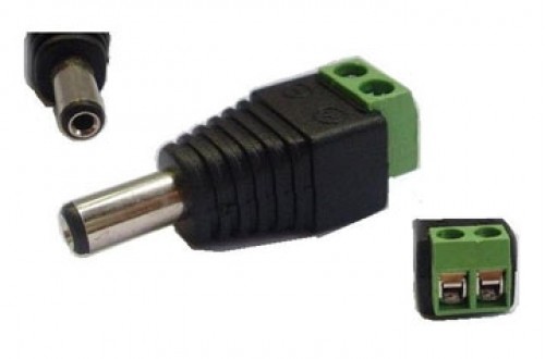 Extradigital Power male connector 5.5x2.1, 10pcs image 1