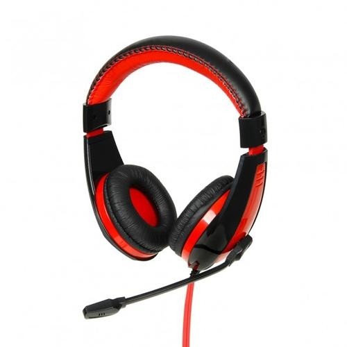 iBox SHPI1528MV headphones/headset Head-band 3.5 mm connector Black, Red image 1