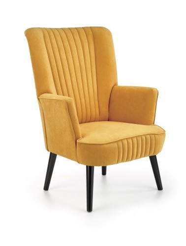 Halmar DELGADO chair color: mustard image 1