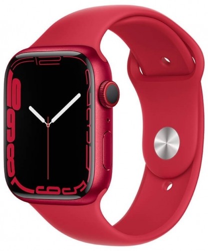 Apple Watch 7 GPS + Cellular 45mm Sport Band PRODUCT(RED) (MKJU3EL/A) image 1