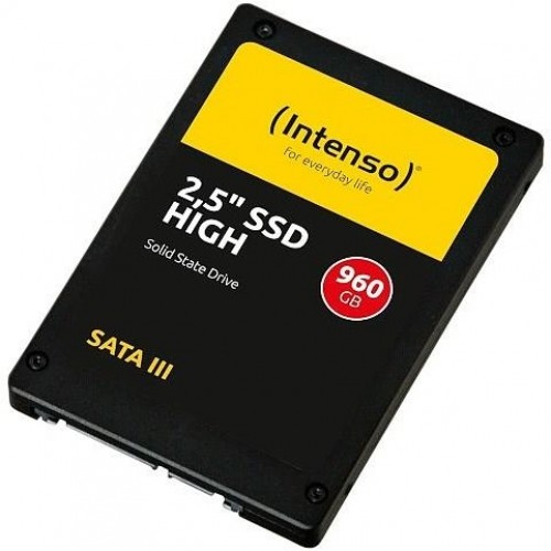 SSD|INTENSO|960GB|SATA 3.0|Write speed 480 MBytes/sec|Read speed 520 MBytes/sec|2,5"|3813460 image 1