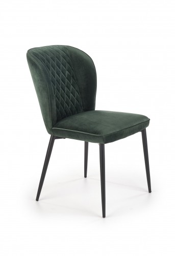 Halmar K399 chair, color: dark green image 1