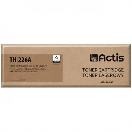 Actis TH-226A toner for HP printer; HP 26A CF226A replacement; Standard; 3100 pages; black image 1