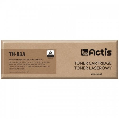 Actis TH-83A toner for HP printer; HP 83A CE283A, Canon CRG-737 replacement; Supreme; 1500 pages; black image 1