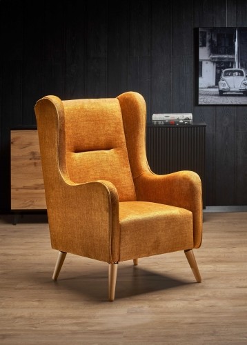 Halmar CHESTER leisure chair, color: honey (fabric 9. Amber) image 1