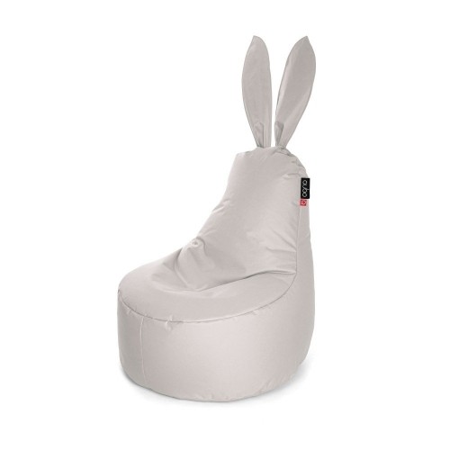 Qubo™ Mommy Rabbit Silver POP FIT пуф (кресло-мешок) image 1