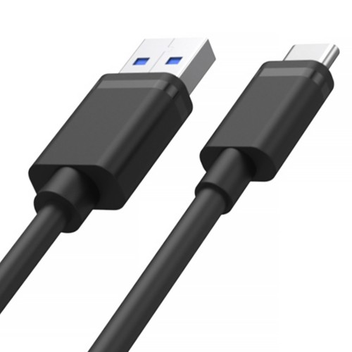UNITEK USB CABLE USB-A — USB-C 25CM, Y-C480BK image 1
