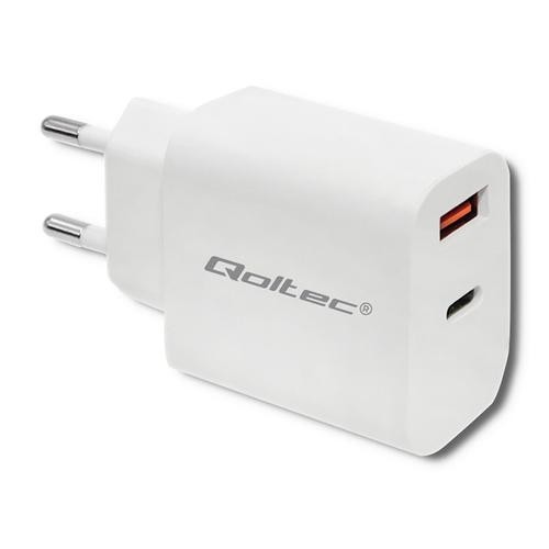Qoltec 51714 power adapter/inverter Indoor 18 W White image 1