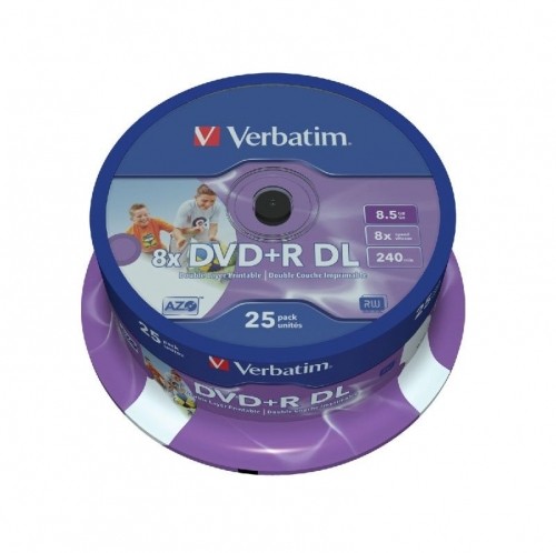 Verbatim  
         
       25xDVD+R DL 8,5 GB 8x SP image 1
