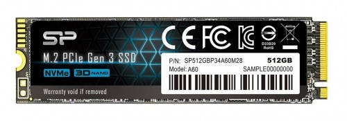 Silicon Power Computer & Communicat SILICON POWER SSD P34A60 512GB M.2 PCIe image 1