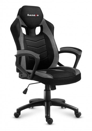 Huzaro FORCE 2.5 GREY MESH Gaming armchair Mesh seat Black, Grey image 1