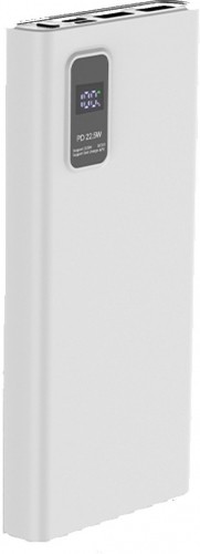 Platinet аккумуляторный банк 10000mAh PD QC LED, белый image 1