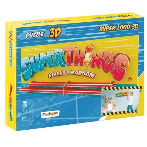 Bigbuy Kids 3D Puzle Superlogo Superthings (80 x 31 x 7 cm) image 1