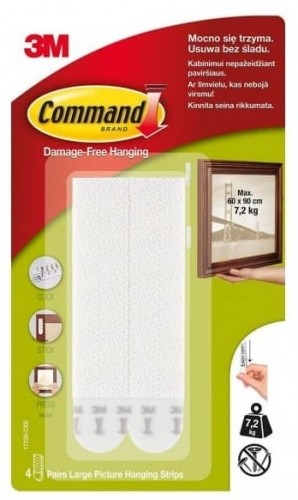 3M picture hanging strips Command Dual Lock L image 1