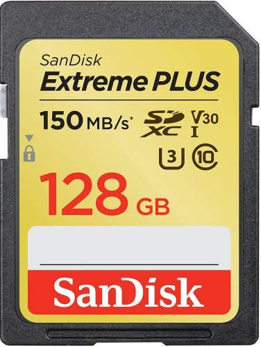 Sandisk memory card SDXC 128GB Extreme Plus image 1