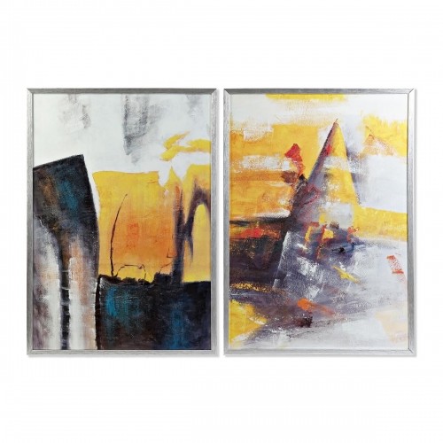 Glezna DKD Home Decor Abstrakts (2 gb.) (70 x 3 x 100 cm) image 1