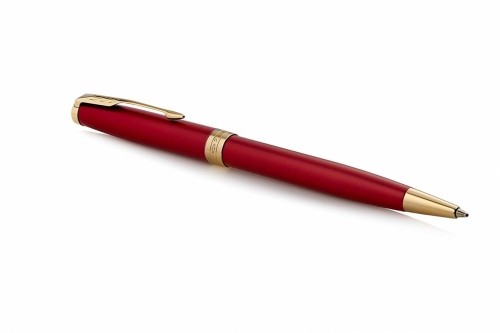 Шариковая ручка Parker Sonnet Красный GT 0,7 мм черный image 1